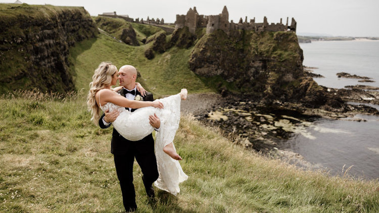 Dunluce Castle elopement 